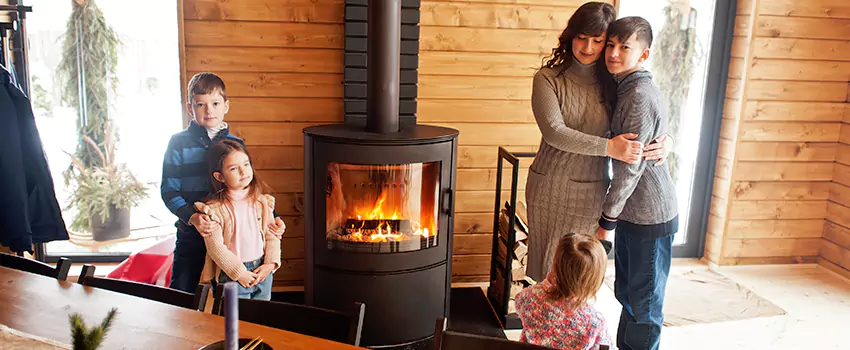Morso Cast Iron Fireplace Insert Installation in Somerville, Massachusetts