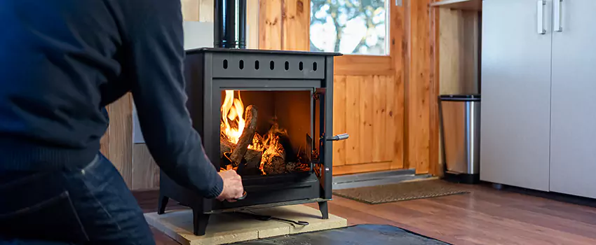 Open Hearth Wood Fireplace Installation in Somerville, MA