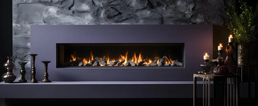 Ember Bed for Ventless Gas Fireplace in Somerville, MA